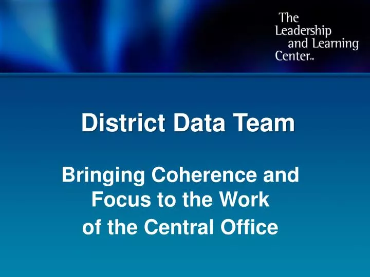 district data team