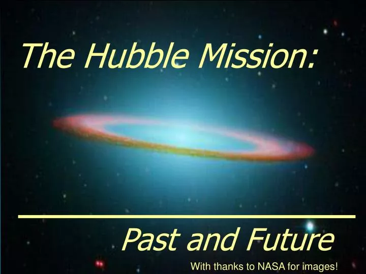 the hubble mission