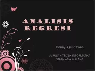 analisis regresi