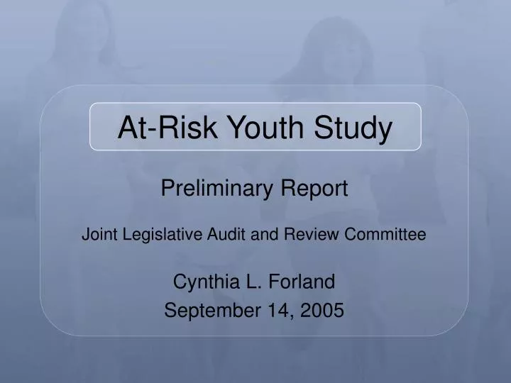 at risk youth study