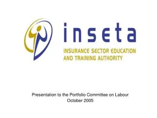 Presentation to the Portfolio Committee on Labour October 2005
