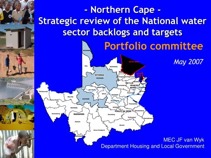 northern cape strategic review of the national water sector backlogs and targets