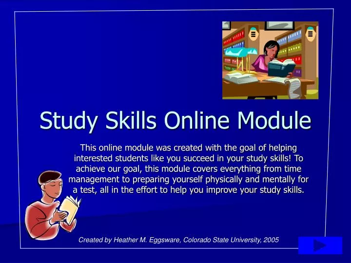 study skills online module