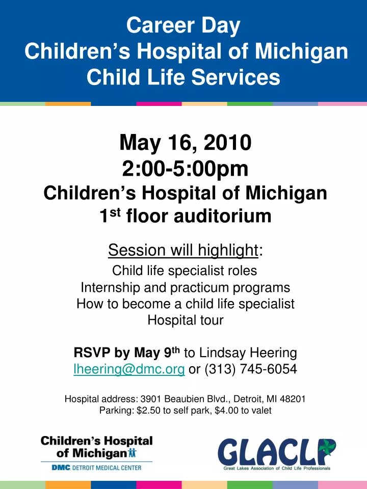 career day children s hospital of michigan child life services