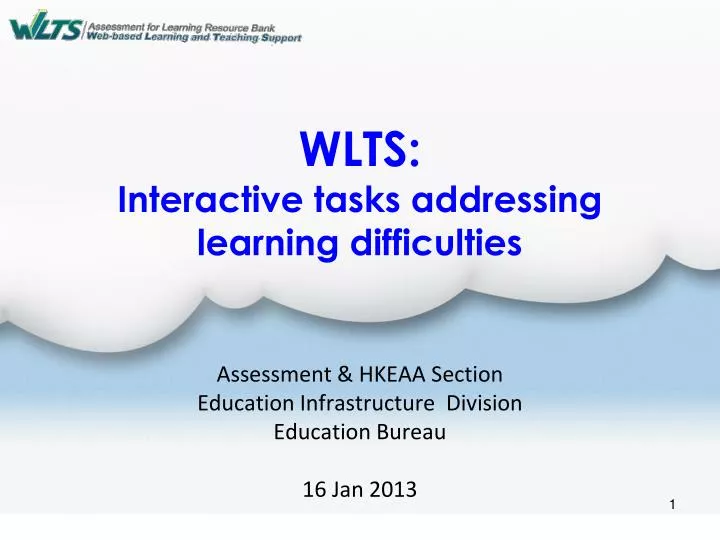 wlts interactive tasks addressing learning difficulties