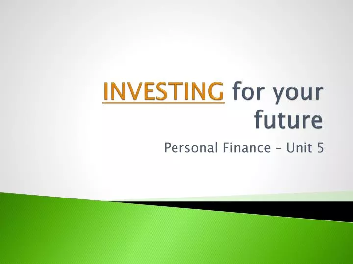 investing for your future