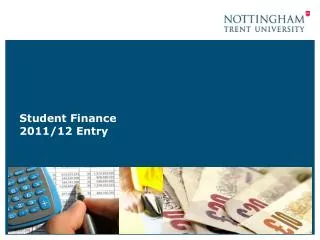 Student Finance 2011/12 Entry
