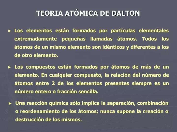 teoria at mica de dalton