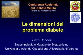 conferenza regionale sul diabete mellito verona 12 13 dicembre 2008