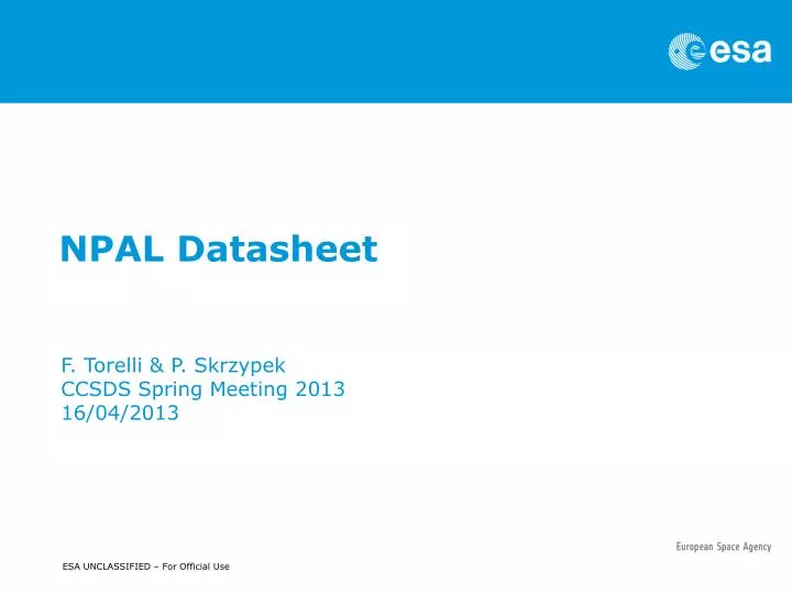 npal datasheet