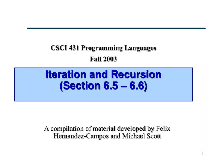 iteration and recursion section 6 5 6 6