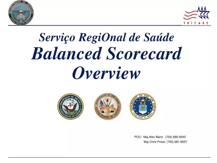 servi o regional de sa de balanced scorecard overview