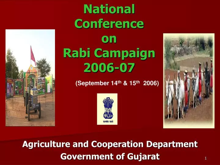 national conference on rabi campaign 2006 07