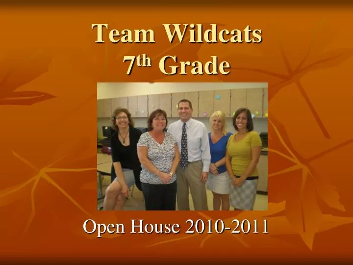 team wildcats 7 th grade