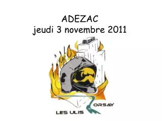adezac jeudi 3 novembre 2011