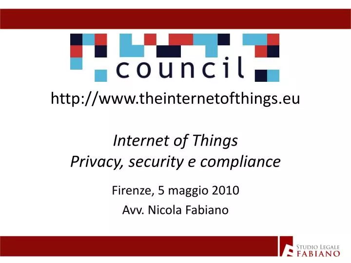 http www theinternetofthings eu internet of things privacy security e compliance