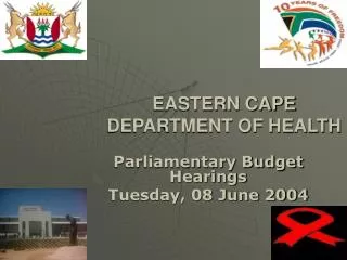 EASTERN CAPE DEPARTMENT OF HEALTH
