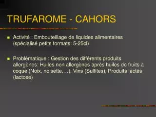 trufarome cahors