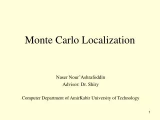 monte carlo localization