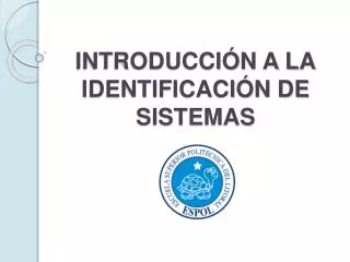 introducci n a la identificaci n de sistemas