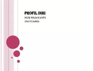 profil diri