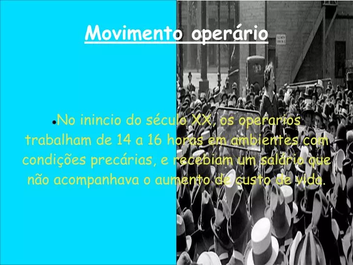 movimento oper rio