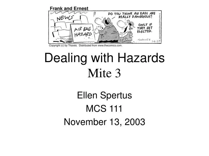 dealing with hazards mite 3