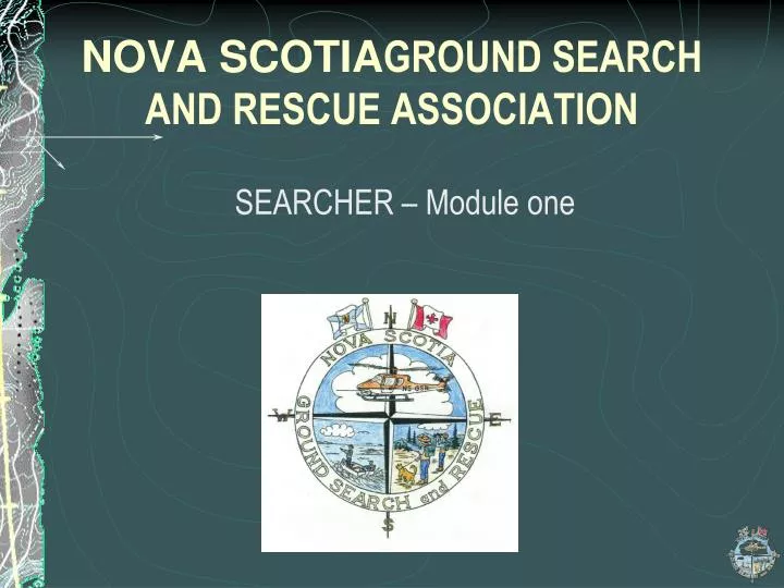 nova scotia ground search and rescue association