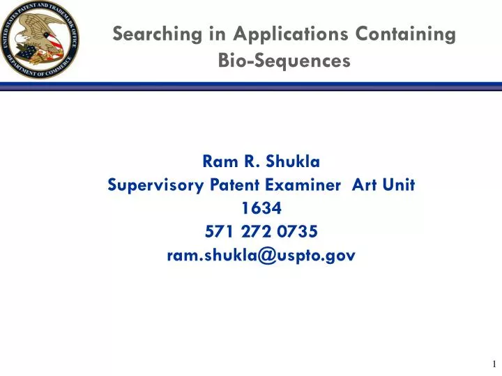 searching in applications containing bio sequences