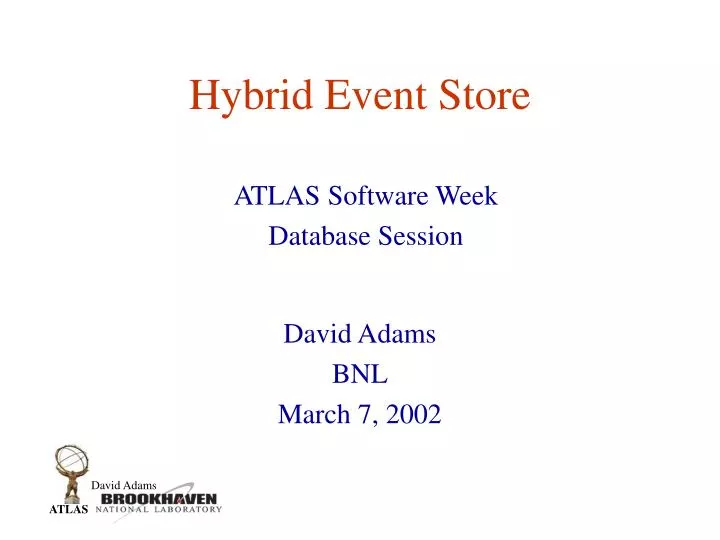 hybrid event store