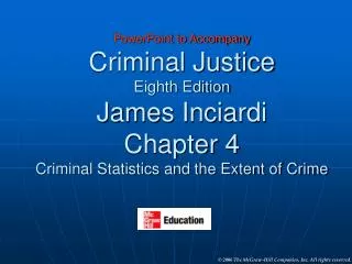 Major Sources of Crime Statistics