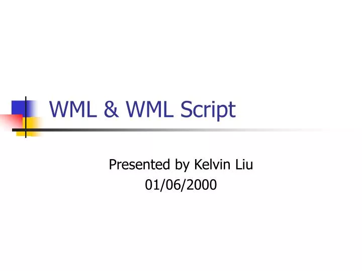wml wml script