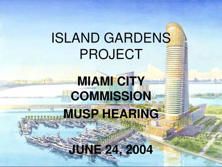 island gardens project