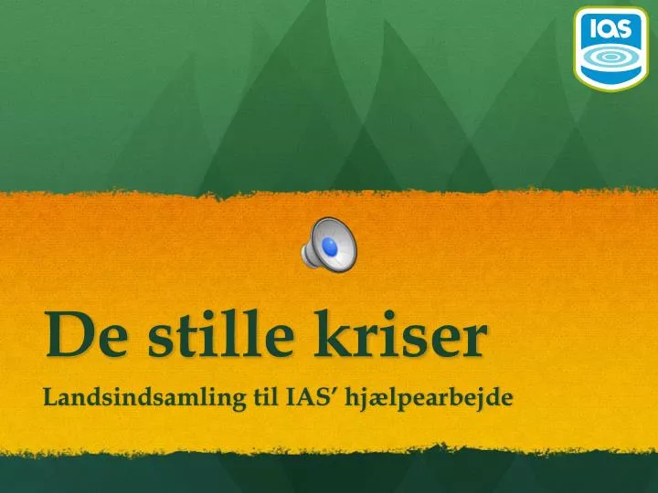 de stille kriser