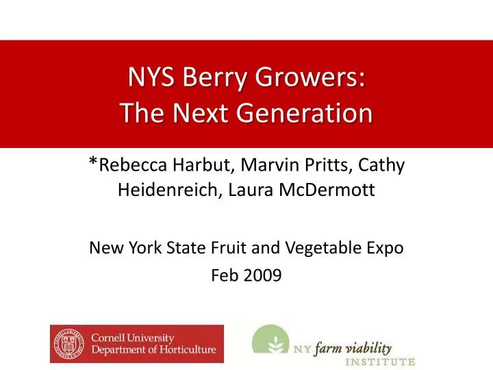 nys berry growers the next generation