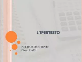 l ipertesto