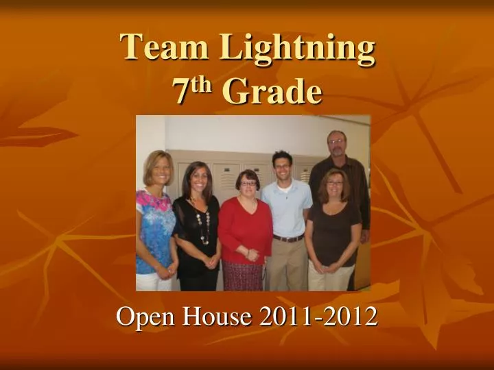 team lightning 7 th grade
