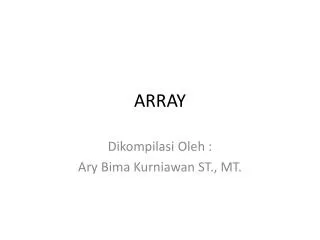 array