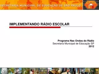 implementando r dio escolar
