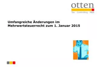 umfangreiche nderungen im mehrwertsteuerrecht zum 1 januar 2015