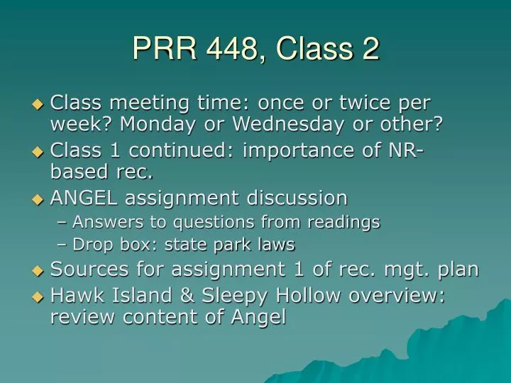 prr 448 class 2
