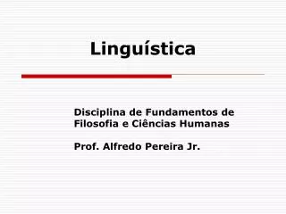 lingu stica