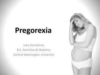 Pregorexia