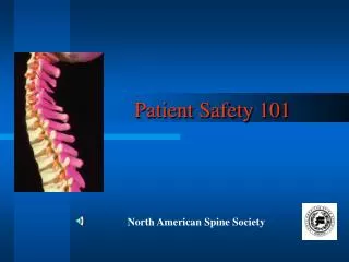 Patient Safety 101