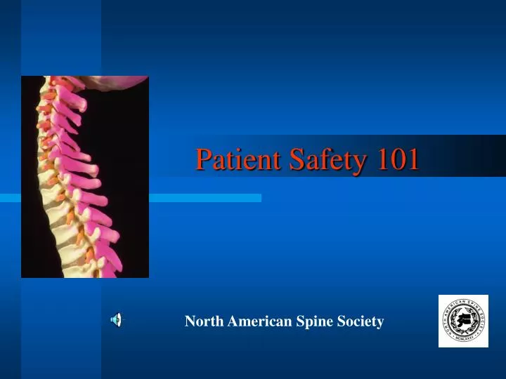 patient safety 101