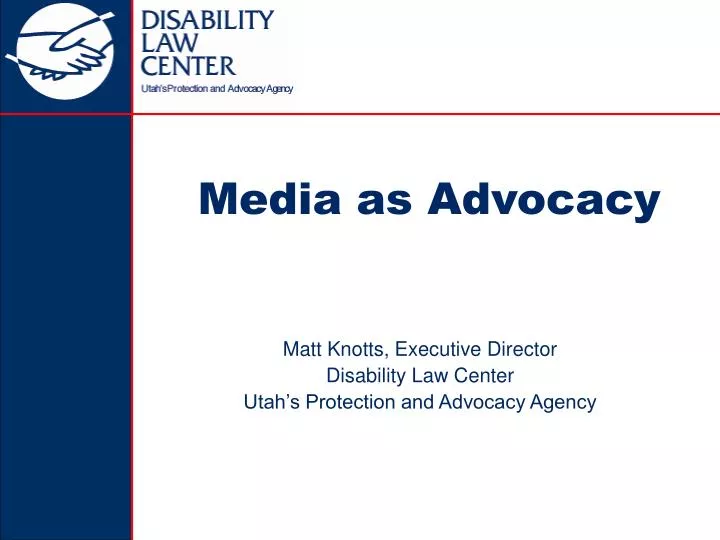 media as advocacy