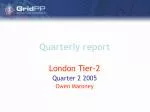 Quarterly report - slide 1