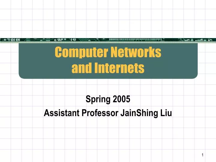 computer networks and internets