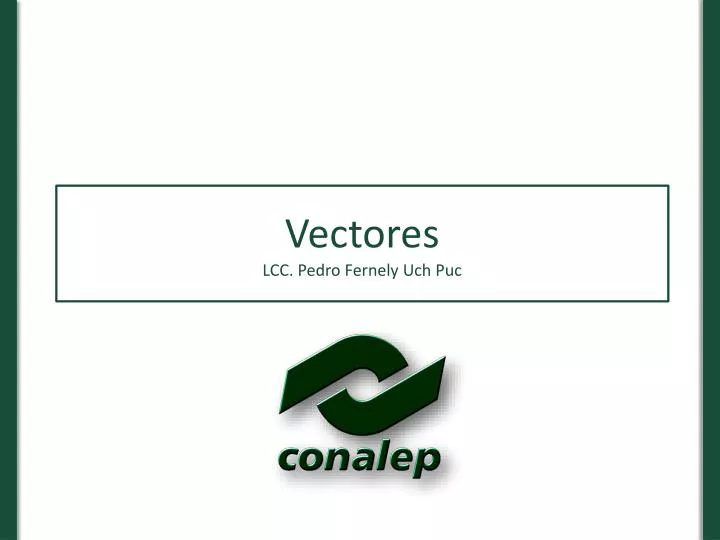 vectores lcc pedro fernely uch puc