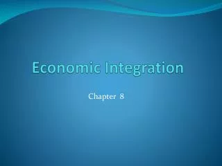 economic integration